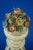 Art Nouveau Ceramic Columns with Miniature Vases and Flowers from Bassano Nove Factory, Italy, Late 19th Century, Set of 2 For Sale - Image 16 of 18