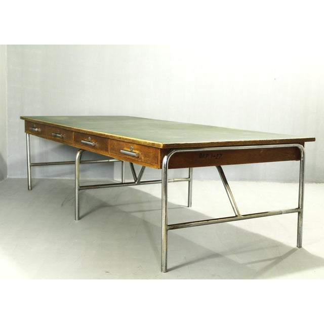 Bauhaus Vintage Bauhaus Desk in Oak, 1930s For Sale - Image 3 of 18