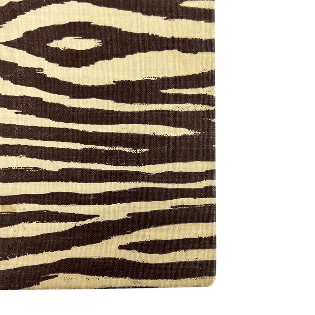 English I Married Adventure by Osa Johnson, 1942 Zebra Cloth Safari Memoir For Sale - Image 3 of 10