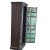 Farmhouse Early 20th Century Farmhouse Distressed Brown & Green Solid Wood 3-Shelf Storage Cabinet For Sale - Image 3 of 7