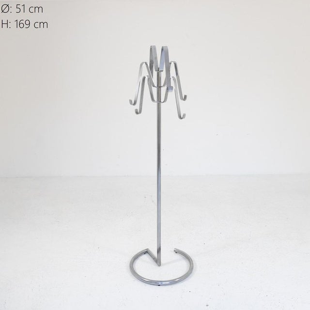 Chrome-Plated Coat Rack, 1970s For Sale - Image 10 of 11