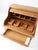 Mid 20th Century Vintage Oak Roll Top Secretary Desk For Sale - Image 5 of 17