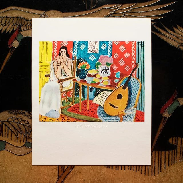 The School of Paris 1950s After Henri Matisse "Tabac Royal", First Edition Period Full-Color Print For Sale - Image 3 of 9