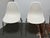 Design Plus Gallery presents a Pair of the Eames Molded Plastic Side Chairs by Charles and Ray Eames for Herman Miller....