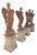 Four Seasons Sculptures in Patinated Iron, 1970s, Set of 4 For Sale