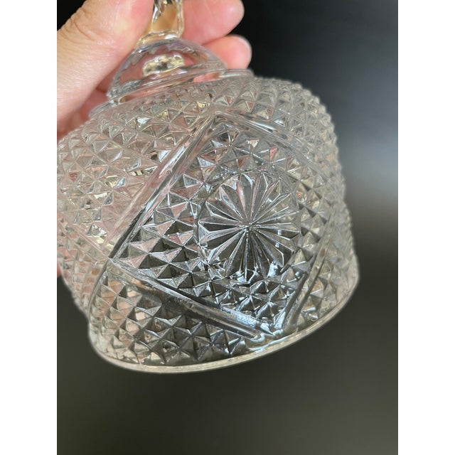 Vintage Domed Covered Butter Dish by Fostoria Glass For Sale In Las Vegas - Image 6 of 9