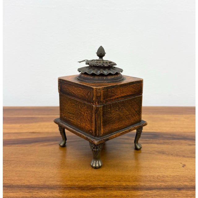 Vintage Jo Marz Limited Edition Wooden Trinket Box No. 11/500 For Sale - Image 4 of 10