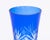 Glass Cobalt Blue Cut Glass Flaring Vases, Pair For Sale - Image 7 of 9