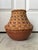 Wood Vintage Handcrafted African Ghanaian Terracotta Pot With Woven Wicker Overlay For Sale - Image 7 of 9