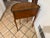 Pair of Vintage French Louis XV Style Demilune Accent Tables Enhance your home with this exceptionally elegant, matching...