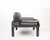 Gae Aulenti Two-Seater Sofa in Lacquered Metal and Black Leather by Gae Aulenti for Knoll, 1970s For Sale - Image 4 of 7