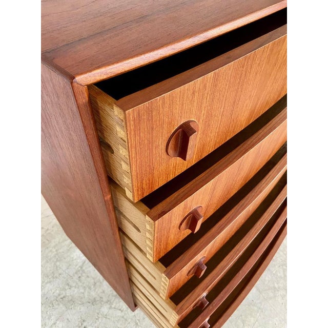 Wood Mid-Century Danish Rosewood Chest of Drawers from Design M For Sale - Image 7 of 18