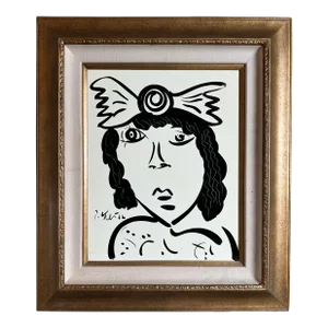 Original 1967 Peter Keil Painting Framed