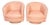 Pair of Diminutive 1970s Pink Silk Channel-Quilted Swivel Club Chairs For Sale