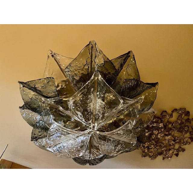 Murano Glass Ceiling Lamp from Mazzega, 1974 For Sale - Image 6 of 18