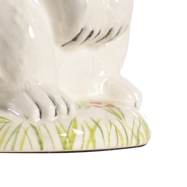 Hand painted ceramic baby bunny, the next gereration lamp is a smaller version of our popular dignified rabbit lamp...