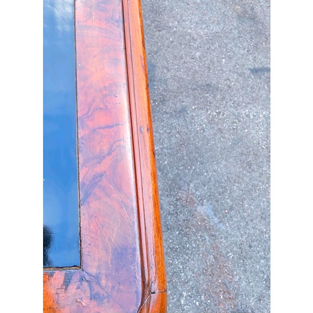 19th Century Antique 19th Century Victorian Library Table Desk For Sale - Image 5 of 13