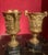 French 18th Century Louis XVI Ormolu Vases with Handles and Relief Putto on Black Belgian Marble Bases, Set of 2 For Sale - Image 14 of 18