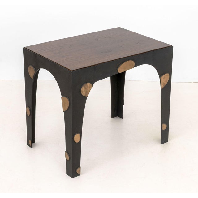 Early 21st Century Jacques Jarrige "Parade" Mahogany Side Table For Sale - Image 5 of 6