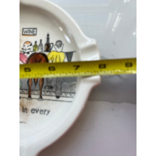 Traditional Humorous Vintage Ashtray Ass in a Bar For Sale - Image 3 of 4