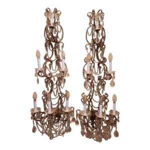 Extra Long Italian Beaded Sconces
