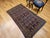 Persian Antique Persian Senneh Area Rug, Hand-Knotted Wool, Allover Herati Pattern, Navy & Red, 4x6 For Sale - Image 3 of 18