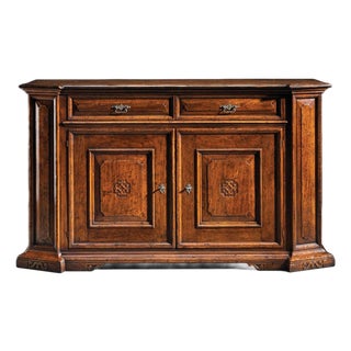 Italian Rustic Walnut Sideboard For Sale