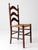 Vintage 1930s Tell City Rush Seat Ladder Back Chair For Sale - Image 15 of 17