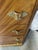 Brown 1940's Vintage Waterfall Dresser Tallboy Refurbished For Sale - Image 8 of 16