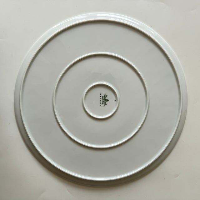 1980s Lotus Blue Cake Plate by Björn Wiinblad for Rosenthal Studio Linie, 1971 For Sale - Image 5 of 6