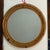 Wood Round Rattan Mirror, Spain, 1960s For Sale - Image 7 of 12