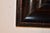 Black Vintage Mirror With Wide Molded Frame For Sale - Image 8 of 10