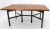 Milo Baughman for Directional Dimond Teak & Walnut Dining Table Gate Legs Base For Sale - Image 6 of 13