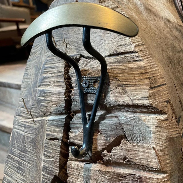 Karl Hagenauer 1960s European Bronze Wall Coat Hook Hagenauer Style For Sale - Image 4 of 6