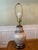 1950s Vintage Ginger Jar Lamp With Floral Bird Scene For Sale - Image 10 of 10