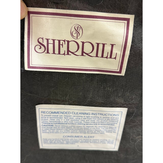 Sherrill Furniture Chippendale Style Claw Foot Armchair For Sale - Image 11 of 12