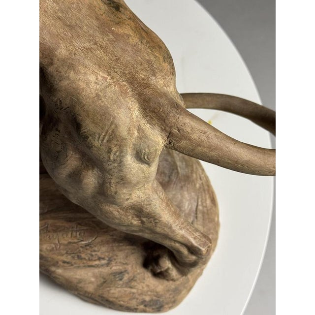 Armand Fagotto, Lion, Terracotta For Sale - Image 11 of 18
