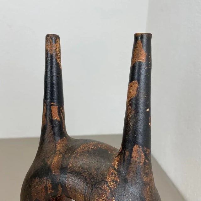 Vintage Ceramic Studio Pottery Vase from Gerhard Liebenthron, 1977 For Sale - Image 16 of 18