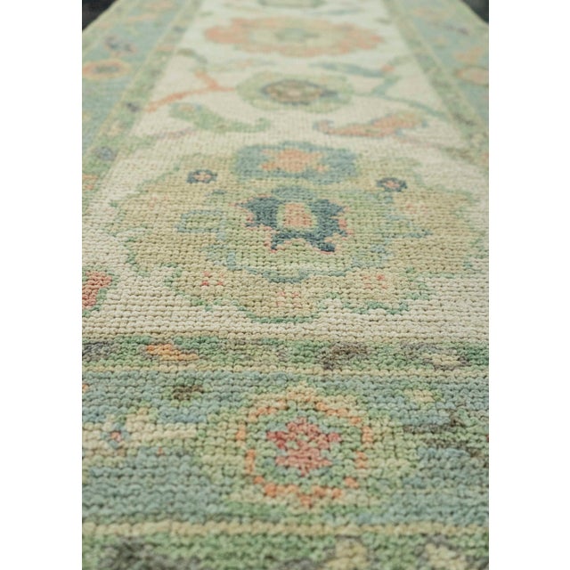 Turkish Turkish Oushak Rug 2'3" x 5'9" #20218 For Sale - Image 3 of 8