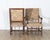 Mid 20th Century Pair of Louis XIII Style Oak Armchairs with Upholstered Backs and Seats For Sale In Atlanta - Image 6 of 11