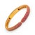 Elegant Ruby & Gold Fashion Design Bangle Bracelet For Sale In Miami - Image 6 of 7