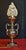A substantial mid-century table lamp dating to circa 1940, combining solid cast brass construction with an original 1930s...