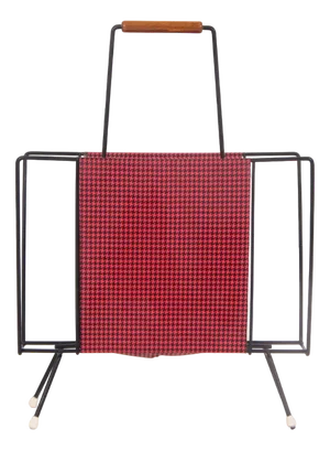 Vintage Magazine Holder, 1950s