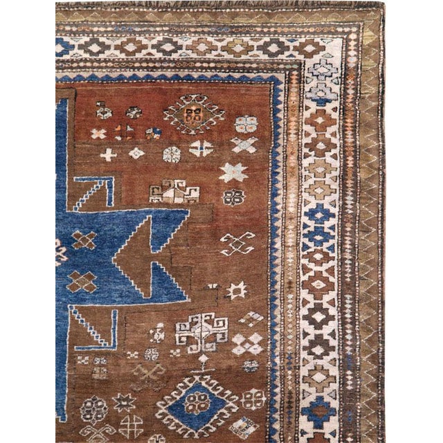 Galerie Shabab Collection Mid-20th Century Caucasian Kazak Tribal Rug For Sale - Image 4 of 10
