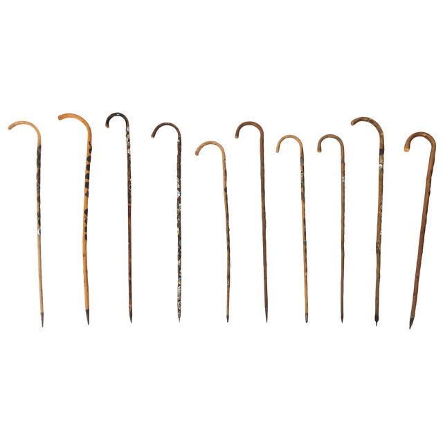 Vintage German Walking Sticks For Sale