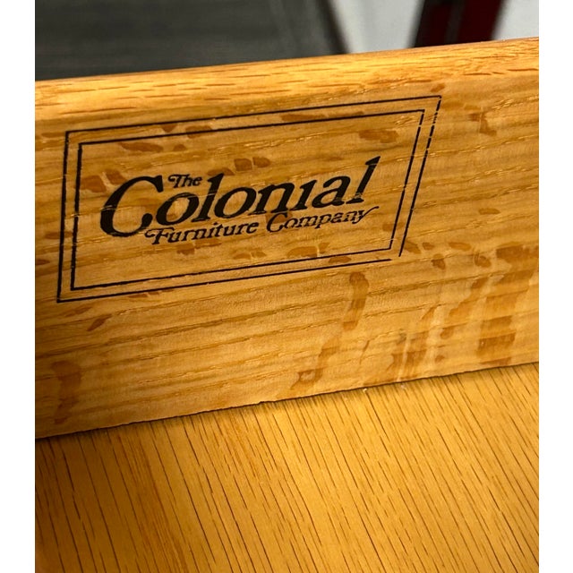 Chestnut Late 20th Century Flip Top Server For Sale - Image 8 of 9