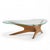 Brown Adrian Pearsall for Craft Associates Mid Century Walnut Jacks Coffee Table For Sale - Image 8 of 9