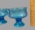 This set of four dessert bowls by Anchor Hocking features a beautiful vintage design in a stunning blue color with a...