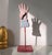 Odd Fellows Folk Art Wood Sculpture, Vintage Heart in Hand Carving For Sale In Boston - Image 6 of 12