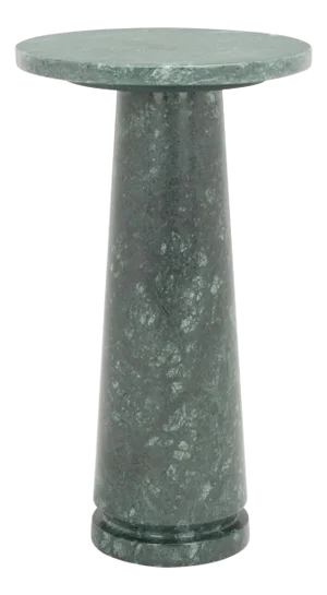 Valentia Round Marble Accent Table - Green